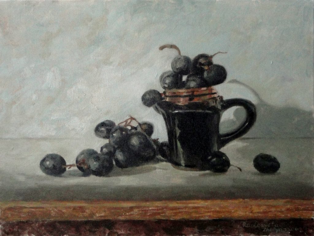 Black grapes